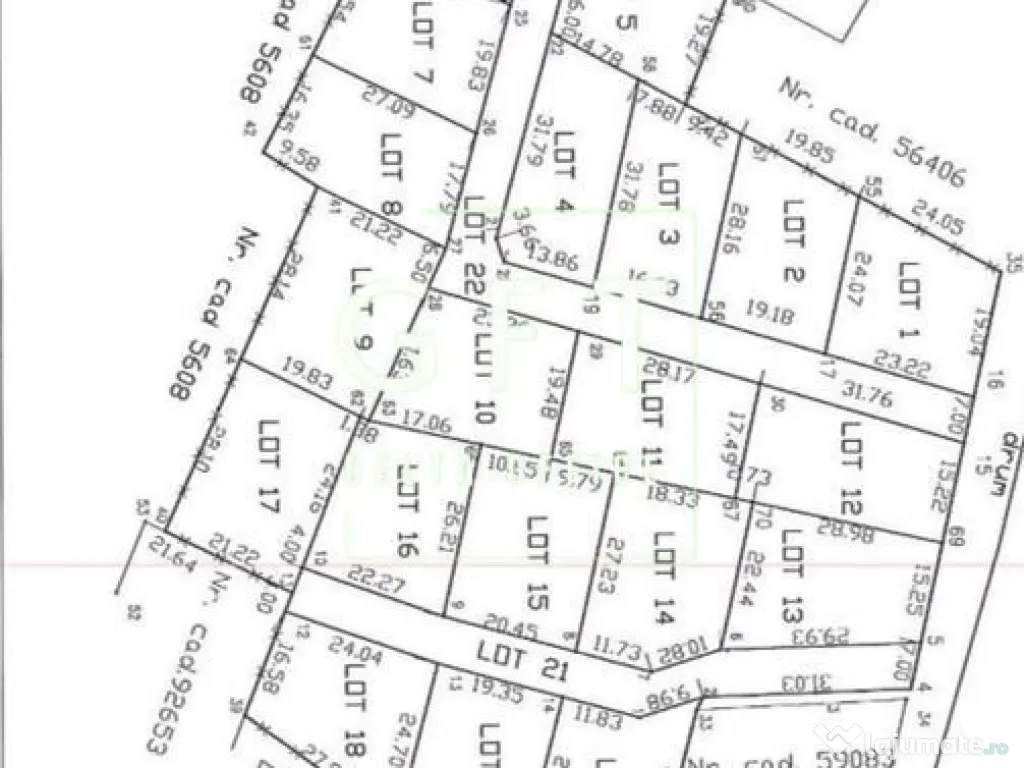 Terenuri tip intravilan de vânzare, 5-6 ari, 8 parcele -... 