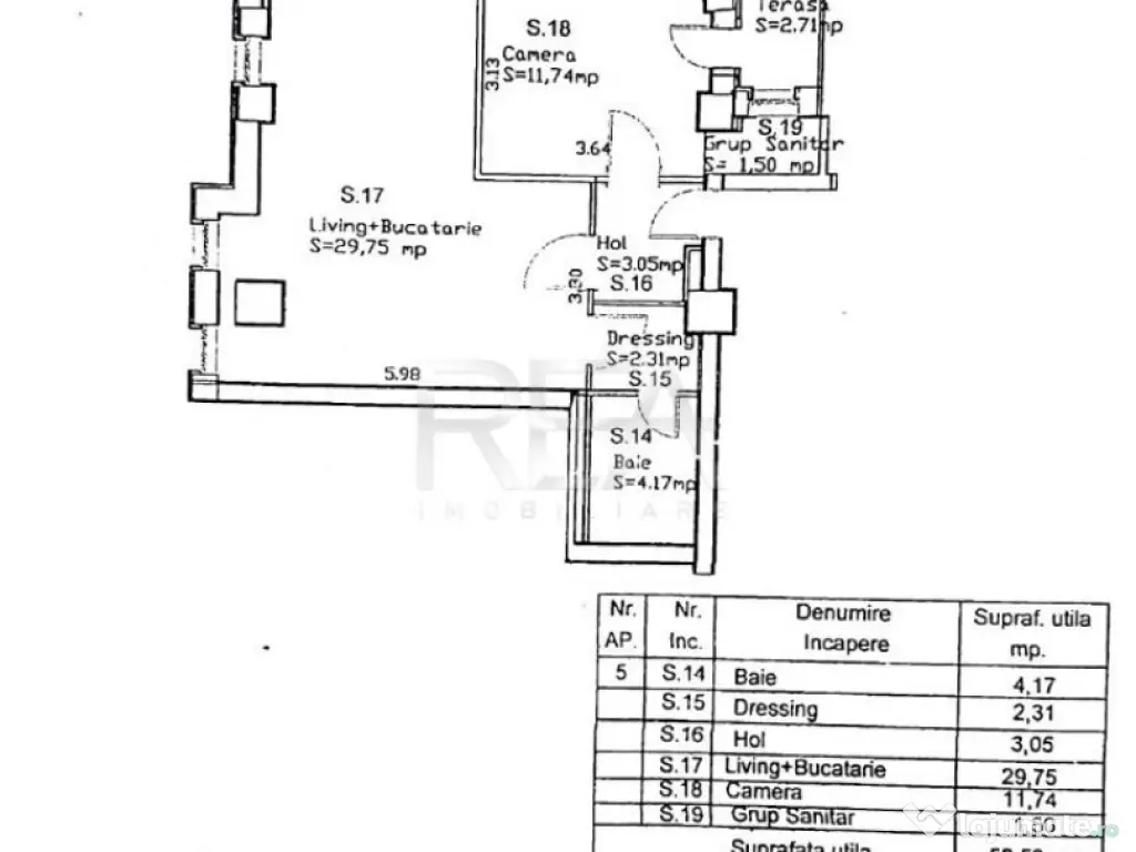 2 camere Iancului decomandat, centrală, et. 2, an 2012, met 