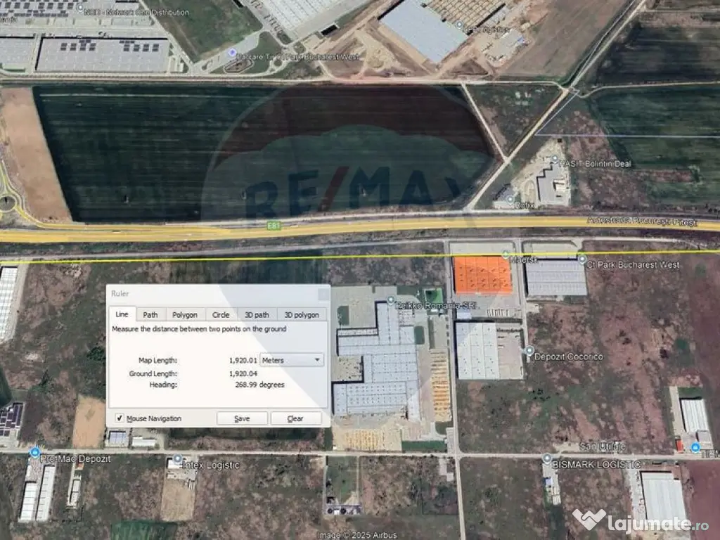 Teren intravilan 4 ha, pentru logistică sau depozitare ?... 