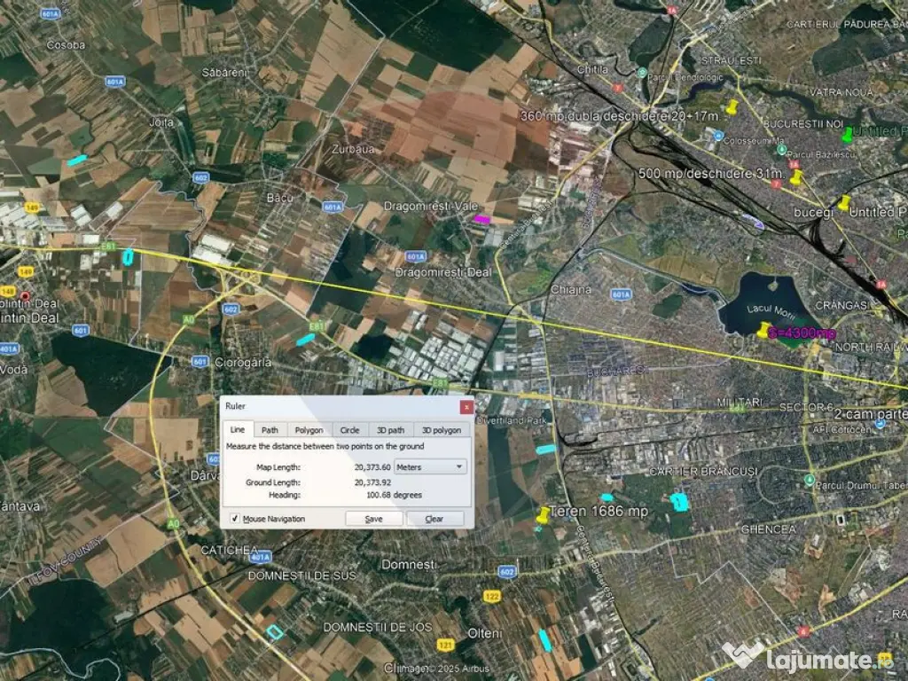 Teren intravilan 4 ha, pentru logistică sau depozitare ?... 