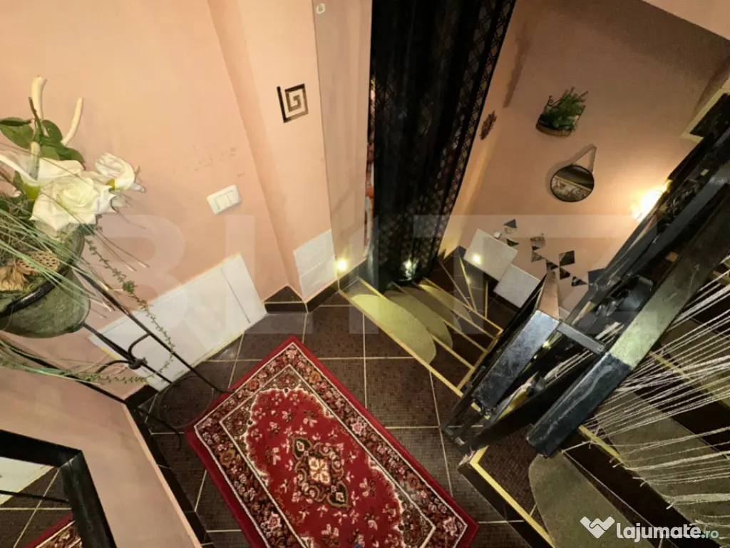 Casa 5 camere, 130 mp, complet mobilata, curte si parcare ?? 