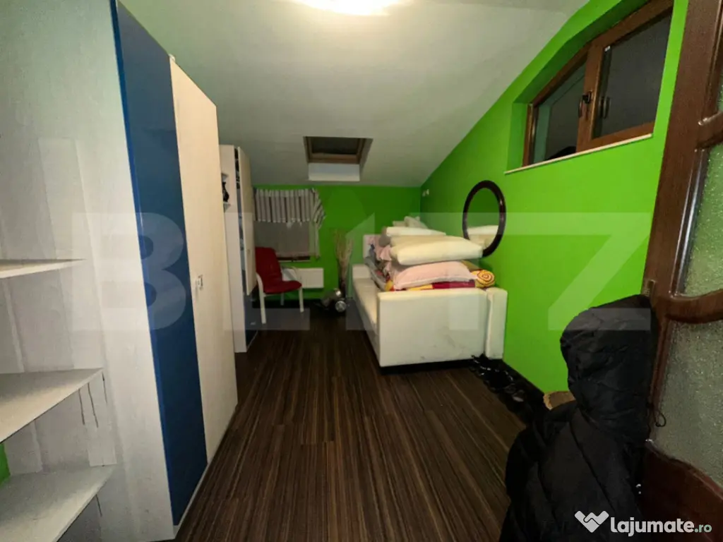 Casa 5 camere, 130 mp, complet mobilata, curte si parcare ?? 