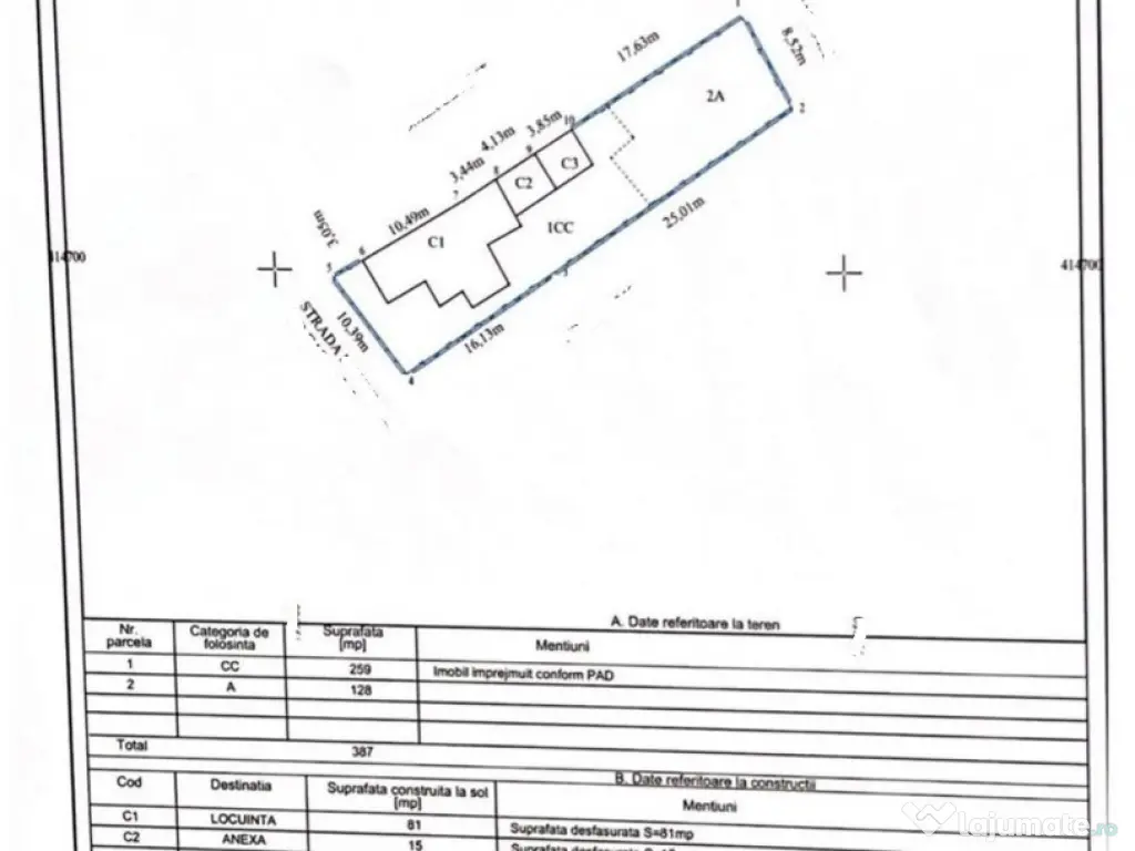 TEREN + casa veche str MAHMUDIEI 