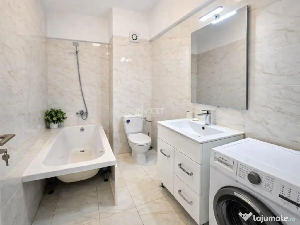 Apartament cu 2 camere decomandat în Bucium, bloc din 2020 