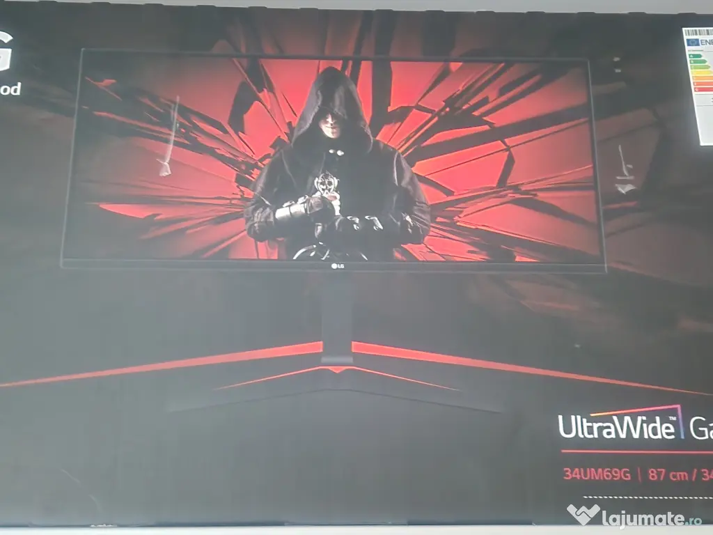 Monitor Gaming LED LG 34", IPS, UltraWide, UWHD 2K, 1ms, HDMI, 34UM69G 
