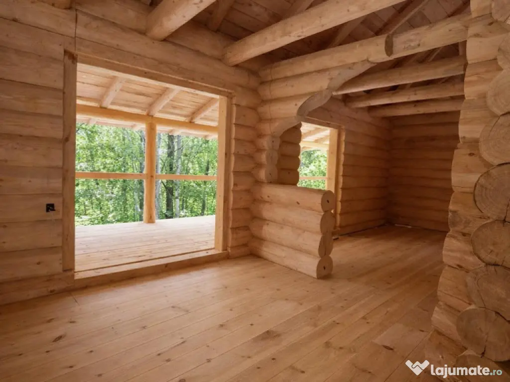 3.000mp de incantare montana cu cabana din lemn masiv, Zarne 