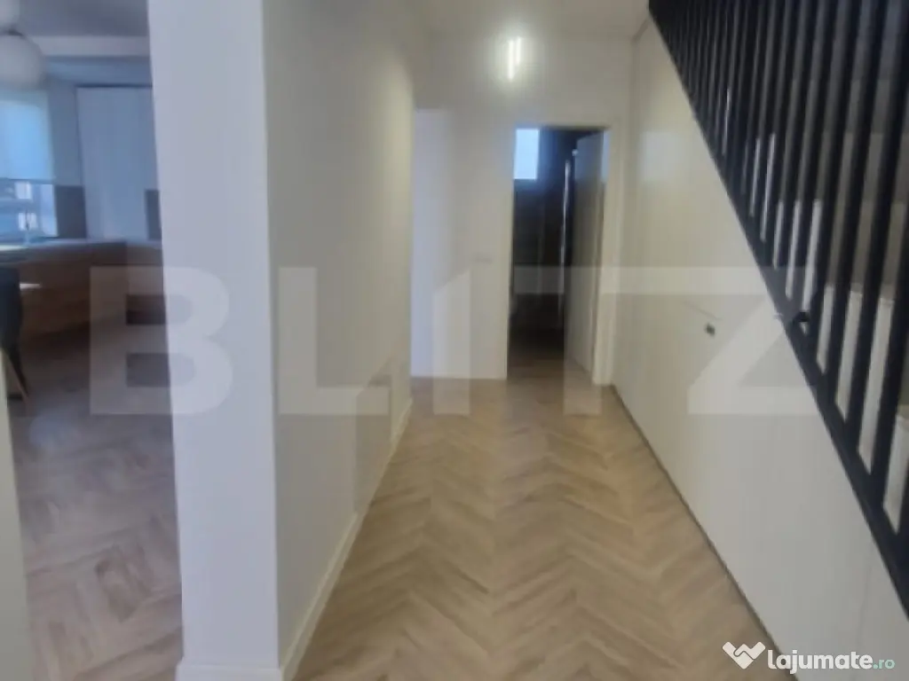 Duplex nou, 3 camere, bucatarie, 2 bai, teren 200 mp, Brasov