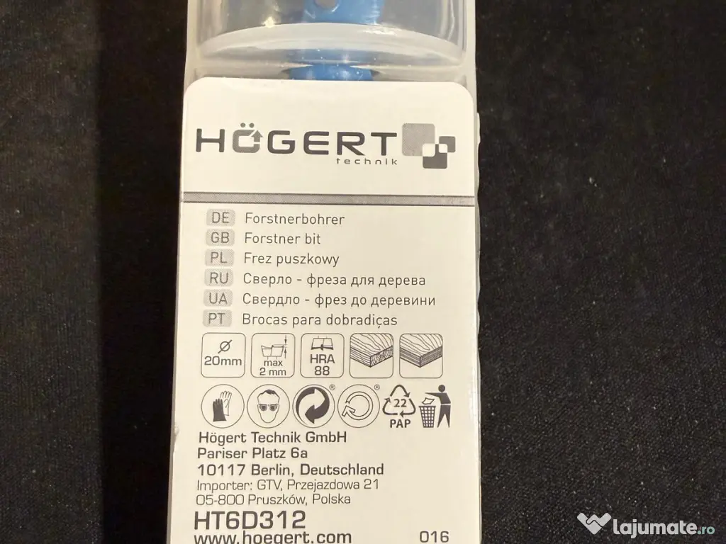 Demontabil Rafix hafele alb 20mm 