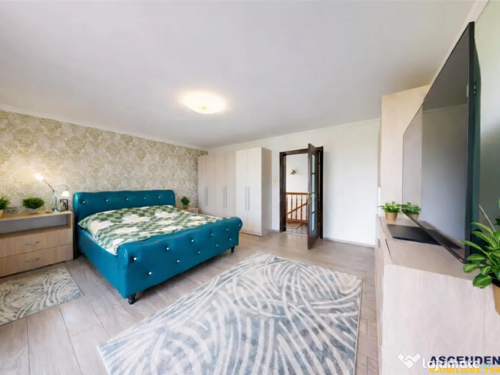 Vila luminoasa, gradina, priveliste panoramica spre munti, H 