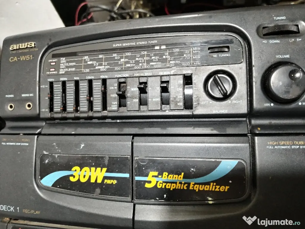 radio casetofon Aiwa stereo 30W 