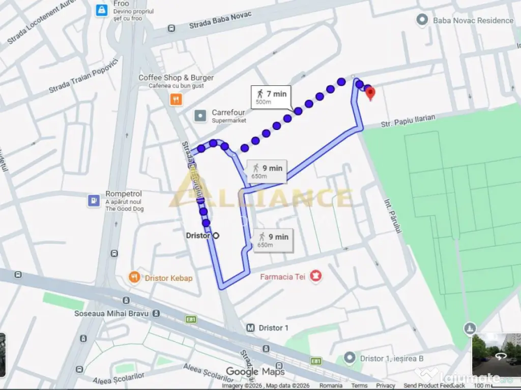 Metrou Dristor 3 camere 