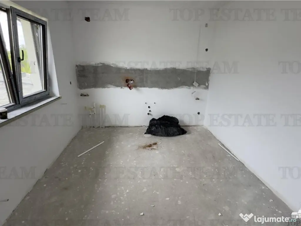 Casa individuala 4 camere pe parter, cu toate utilitatile si 