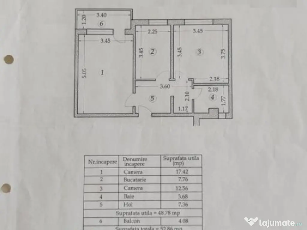 De vanzare, apartament 2 camere, decomandat, gaze, Casa de Cultura 