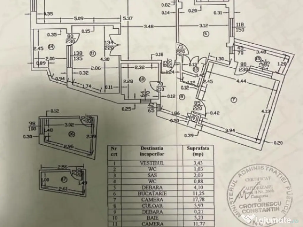 3 Camere Piata Universitatii 