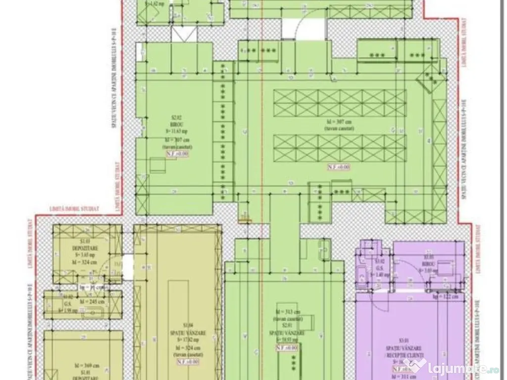 Tineretului, sp com 98 mp 