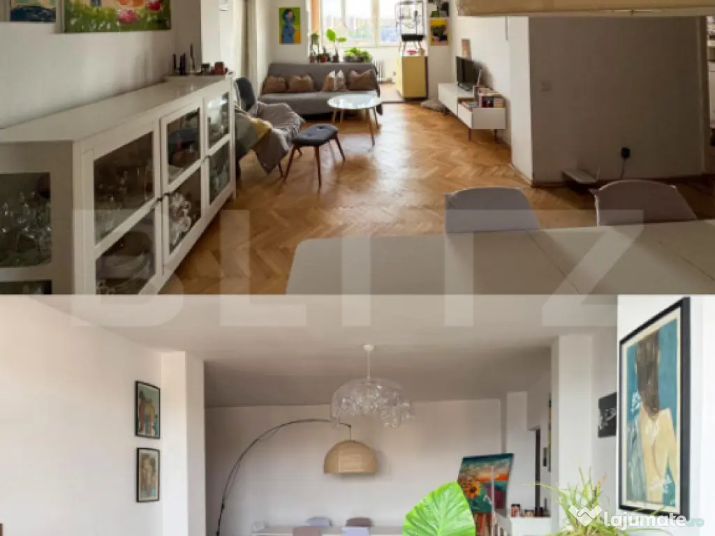 Apartament 4 camere, 86 mp, zona Semicentral