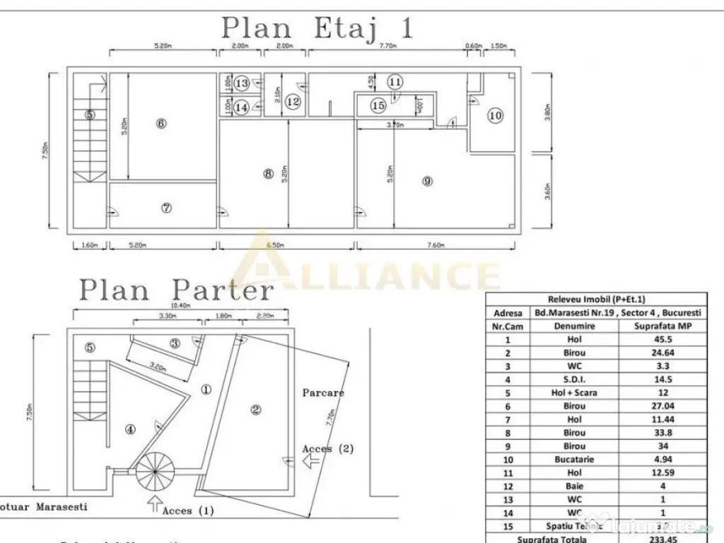 [PARCUL CAROL] Spatiu Comercial P 1 | 233 MPU 