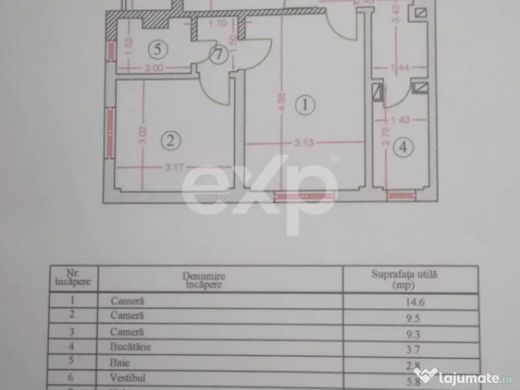Apartament 3 Camere | Teiul Doamnei 