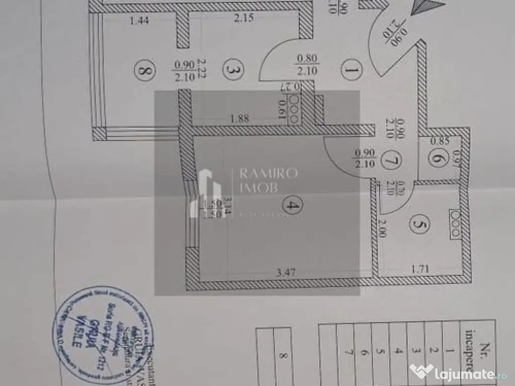 Apartament 2 camere zona Titan decomandat etaj 1 