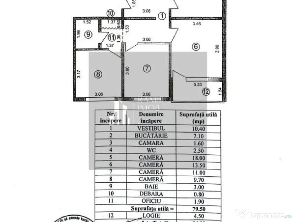 OCAZIE Apartament 4 camere decomandat Constantin Brancoveanu
