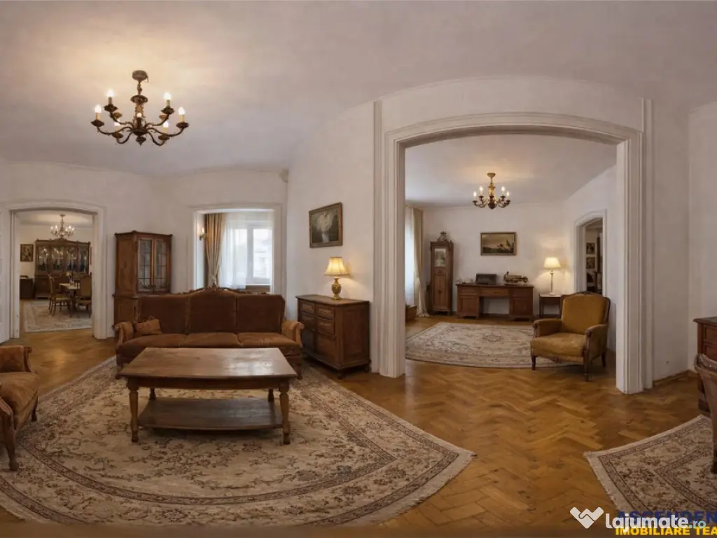 Apartament in vila cu amprenta istorica,180mp,gradina,pod,Ce 