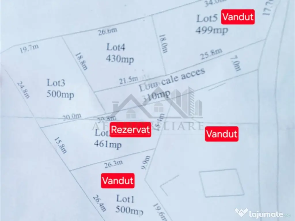 Teren pentru casa cu vedere frumoasa 