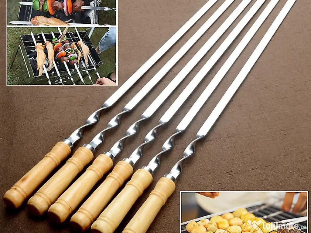 ace pentru gratar frigarui 75cm camping Tepusa pentru gratar 