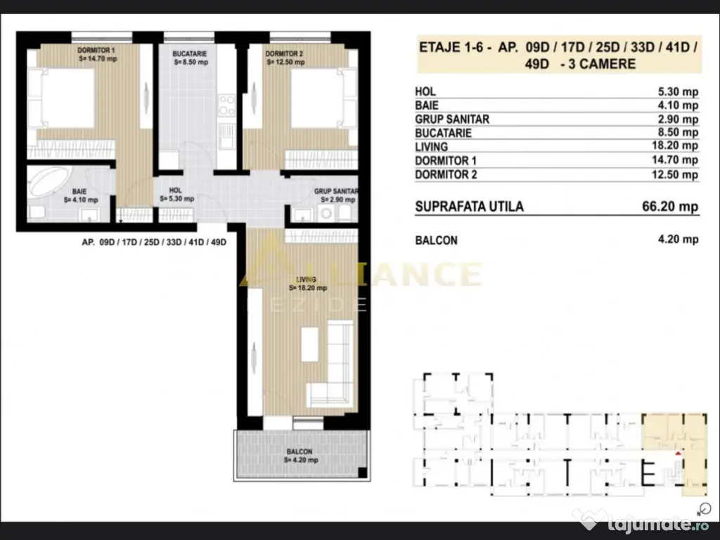 Apartament 3 camere nou || finisaje moderne || centrala prop 