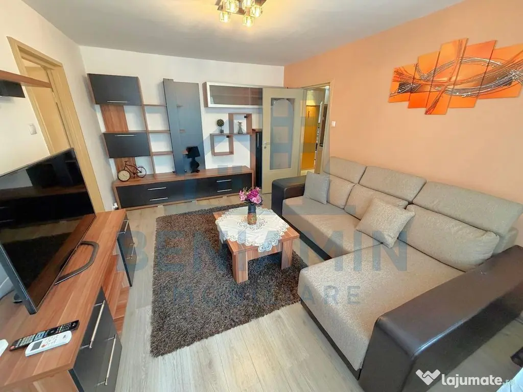 2 camere-etaj 1-centrala termica-mobilat-utilat-Sala spor... 