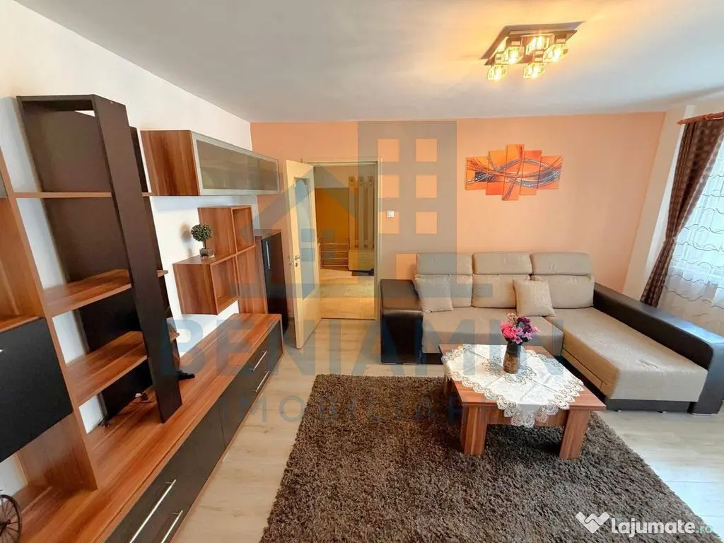 2 camere-etaj 1-centrala termica-mobilat-utilat-Sala spor... 