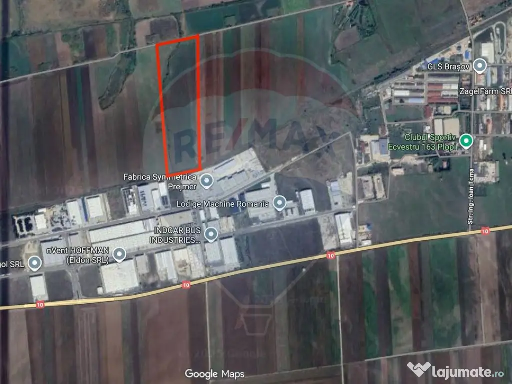 Teren 50.000 mp în Prejmer în spatele parcului industrial 