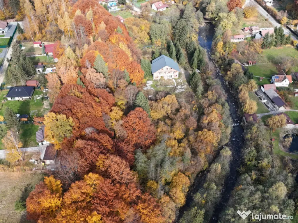 Pensiune 16 camere, teren 7000mp, Valea Avrigului 