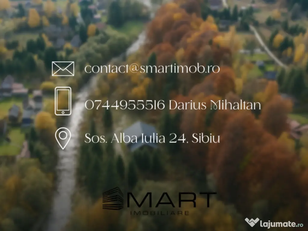 Pensiune 16 camere, teren 7000mp, Valea Avrigului 