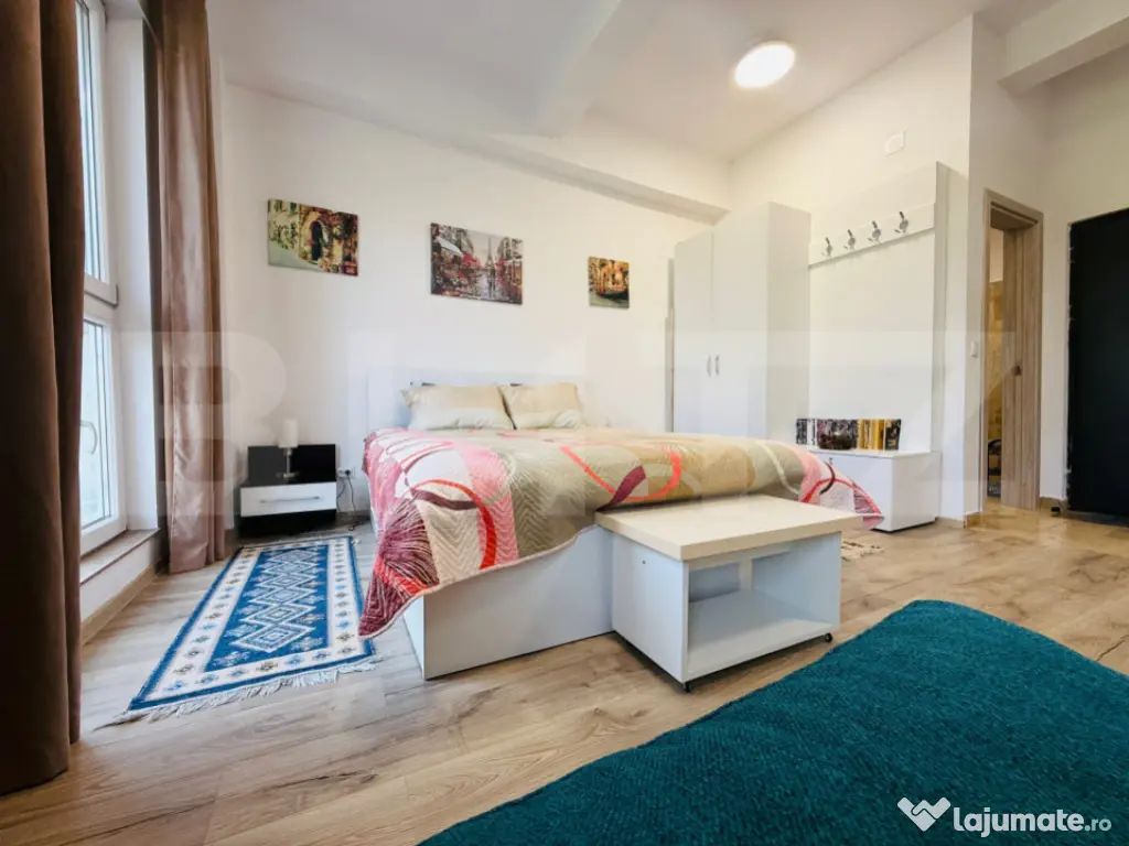 Garsonieră modernă, complet mobilată și utilată – ide 