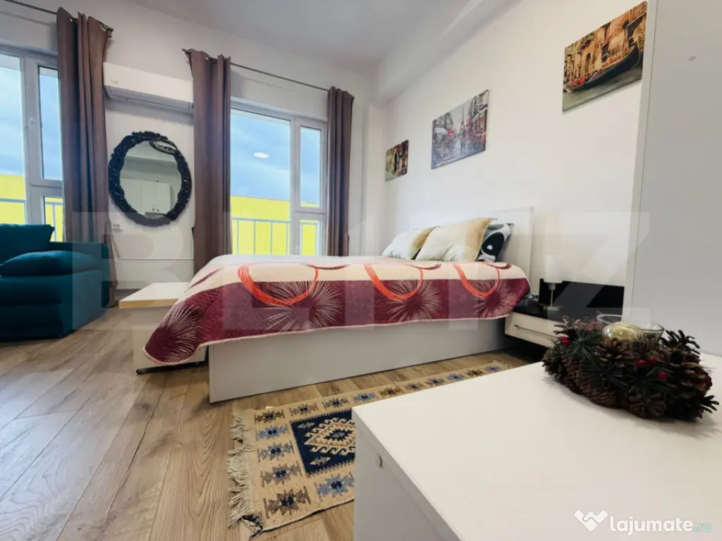 Garsonieră modernă, complet mobilată și utilată – ide 