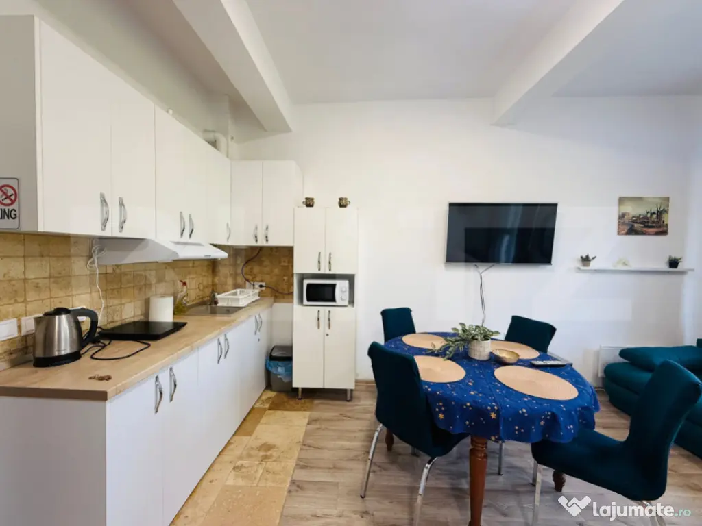 Garsonieră modernă, complet mobilată și utilată – ide 