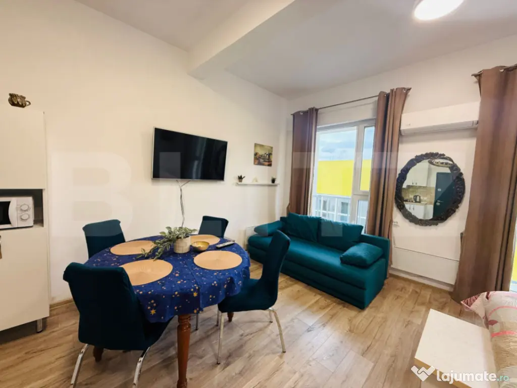 Garsonieră modernă, complet mobilată și utilată – ide 