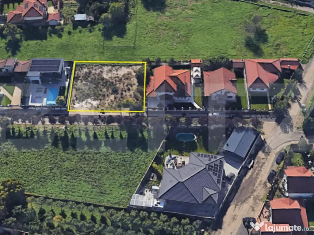 Teren intravilan 750 mp, front 31 m – Zonă premium Titule 