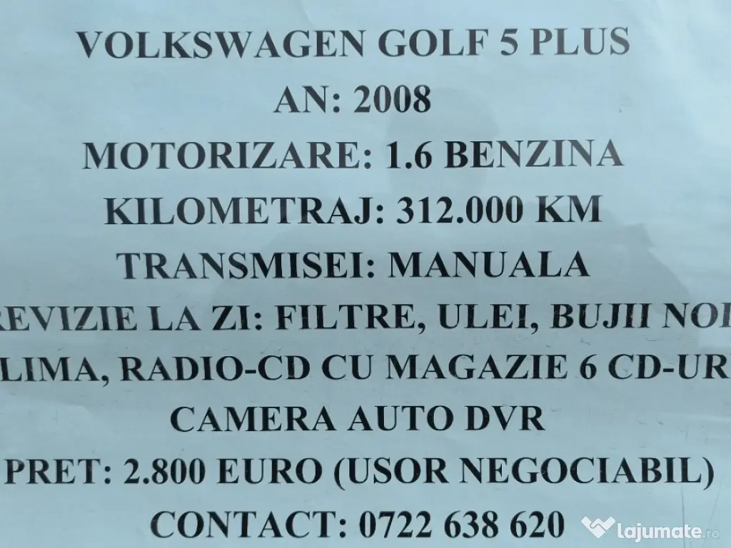 Volkswagen Golf 5 Plus 