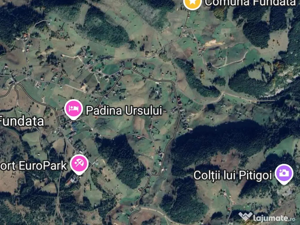 Vând teren intravilan Fundata 