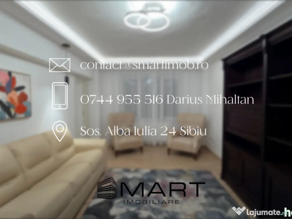 Apartament lux 2 camere zona Calea Dumbravii Sibiu 