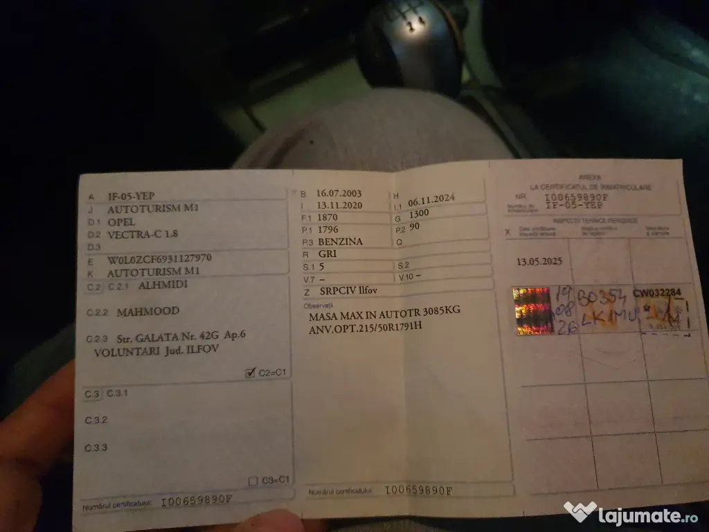 🚗 Opel Vectra C 2003 | 1.8 Benzină | RCA 2026 | Kit Ambreiaj NOU