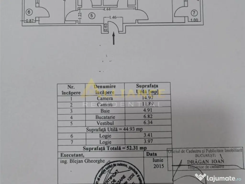 Apartament 2 camere decomandat | Metalurgiei | Parter | Mobi 
