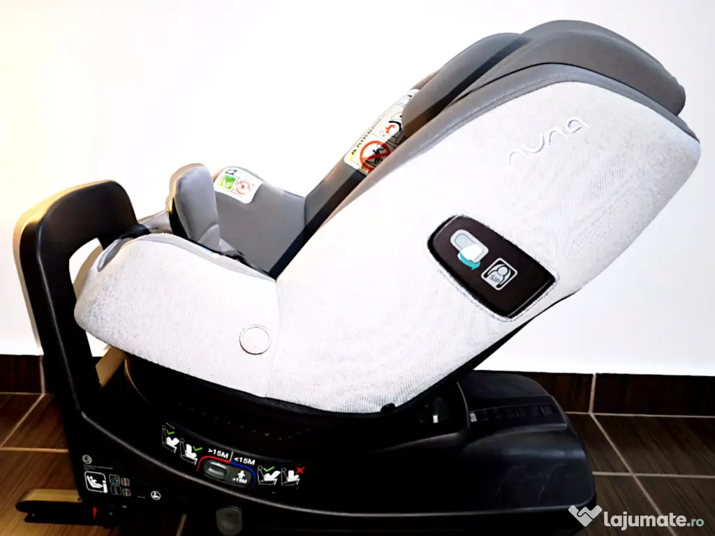 Scaun auto Nuna PRYM i-Size 40–105 cm, rotativ 360°, stare excelenta 