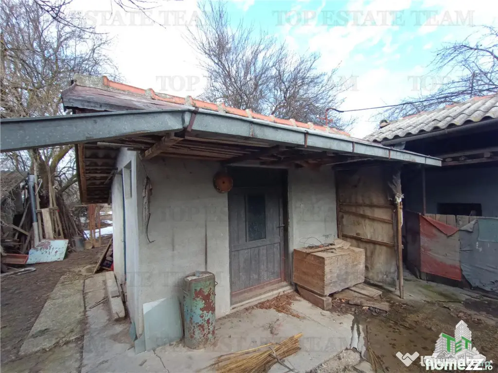 Casa taraneasca traditionala pe parter cu gradina si livada 