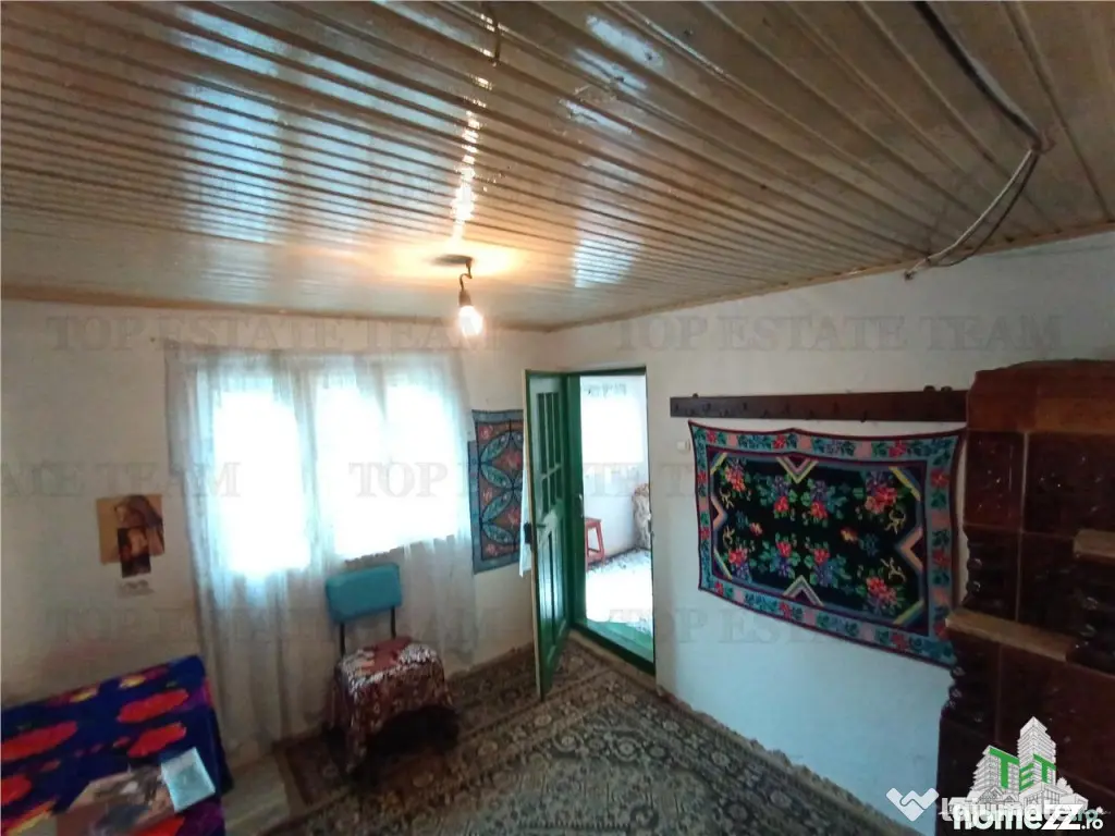 Casa taraneasca traditionala pe parter cu gradina si livada 