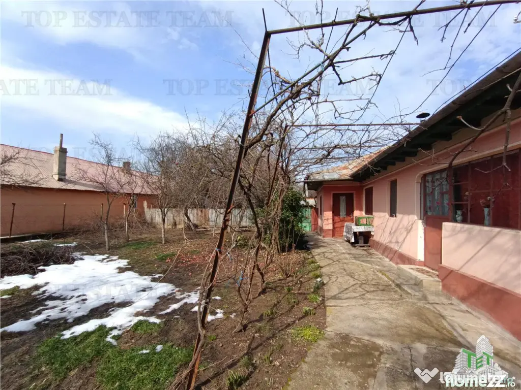 Casa taraneasca traditionala pe parter cu gradina si livada 