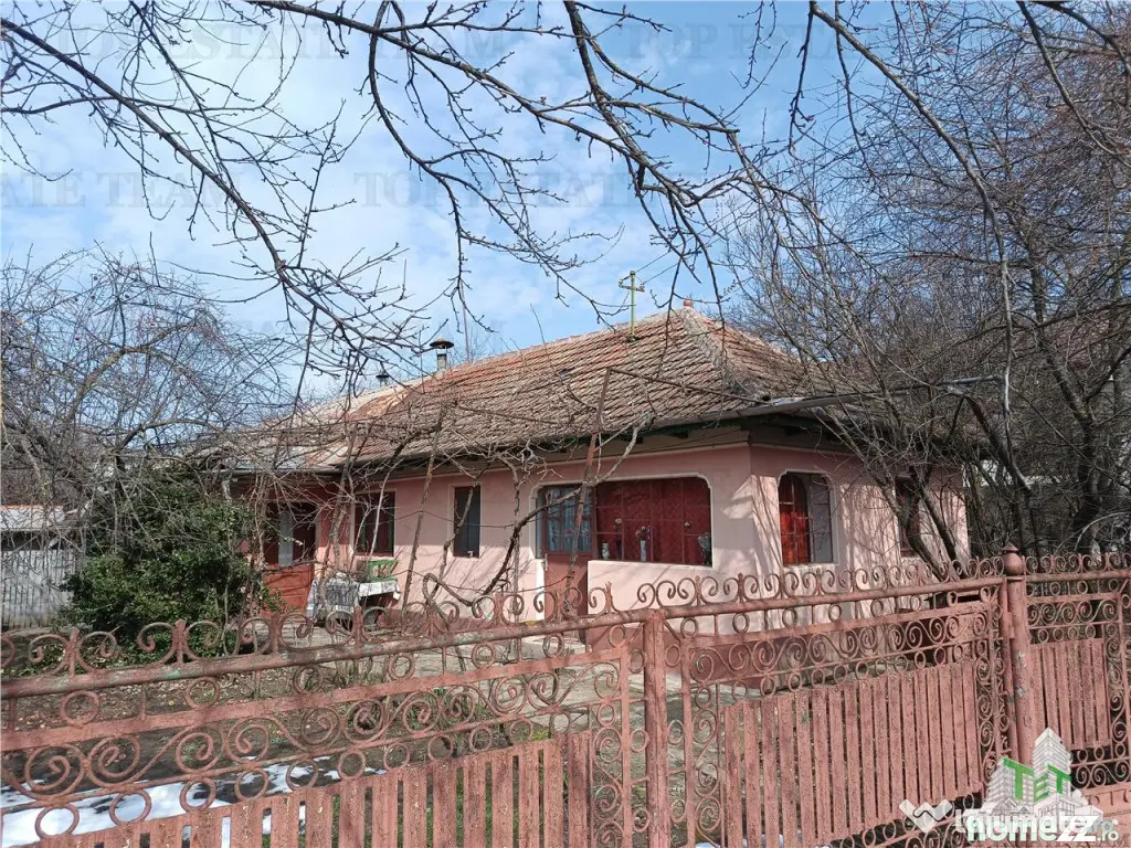 Casa taraneasca traditionala pe parter cu gradina si livada 