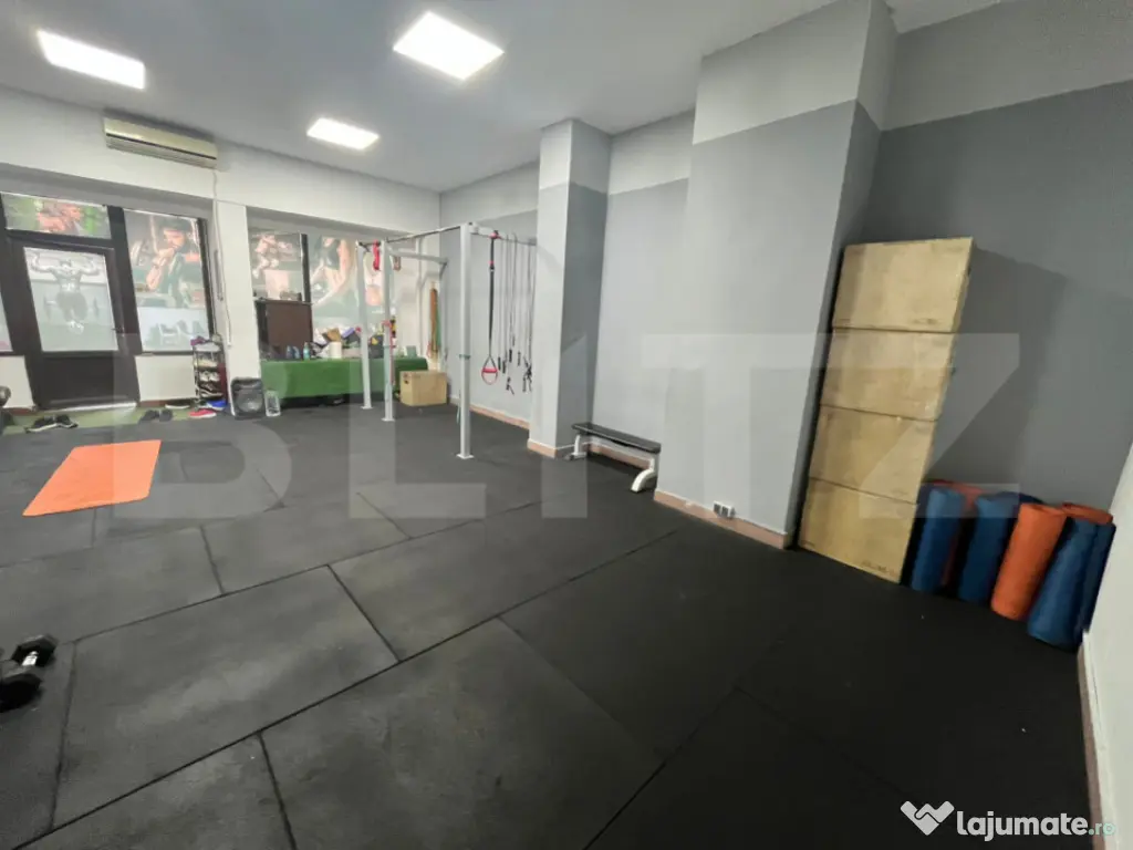 Spațiu de închiriat 75 mp – birou + depozitare, aer cond 