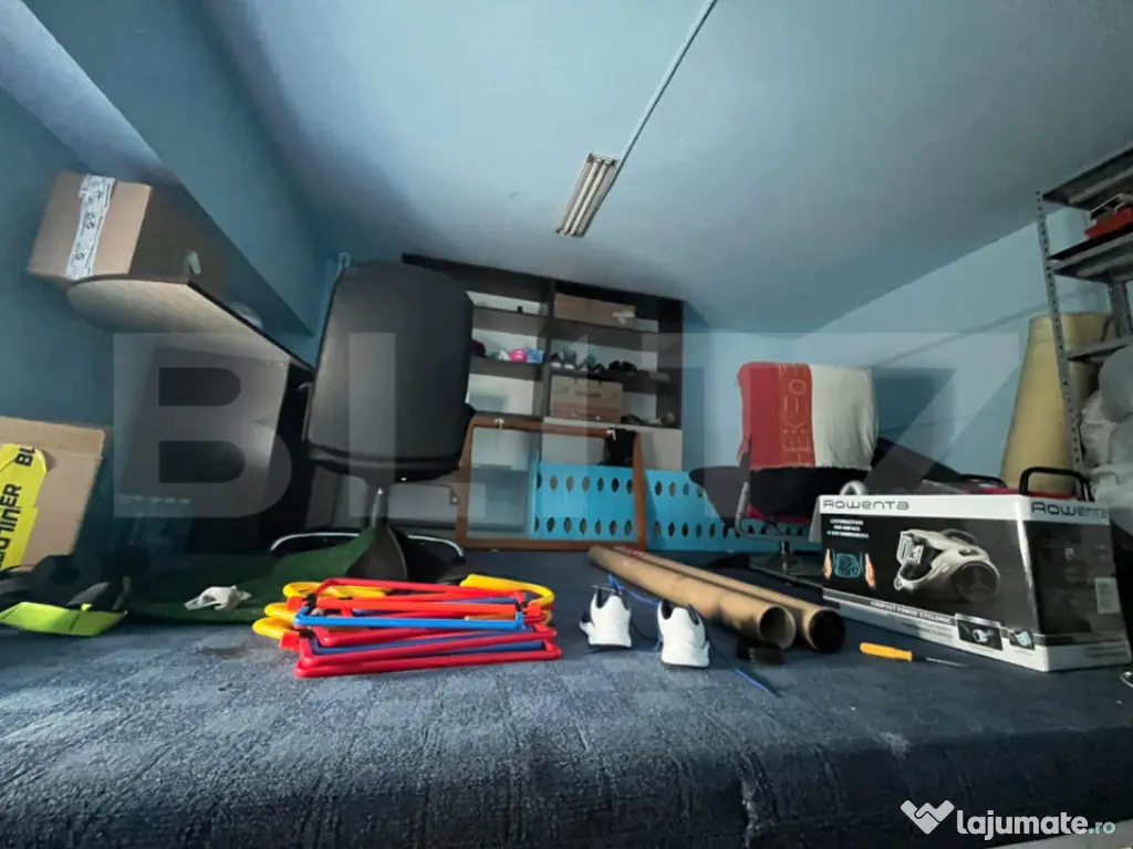 Spațiu de închiriat 75 mp – birou + depozitare, aer cond 